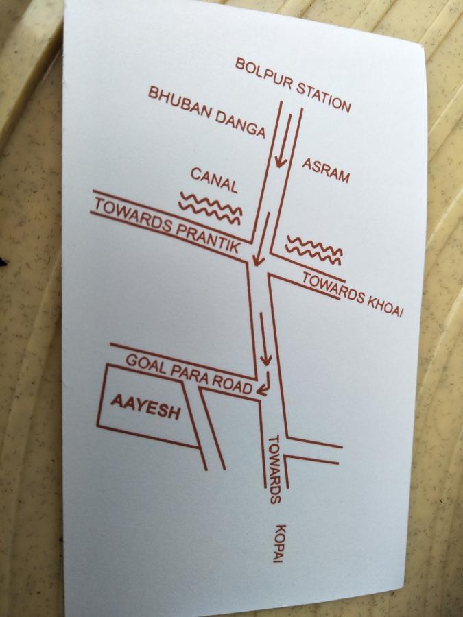 Aayesh Bed & Breakfast Shantiniketan Bagian luar foto